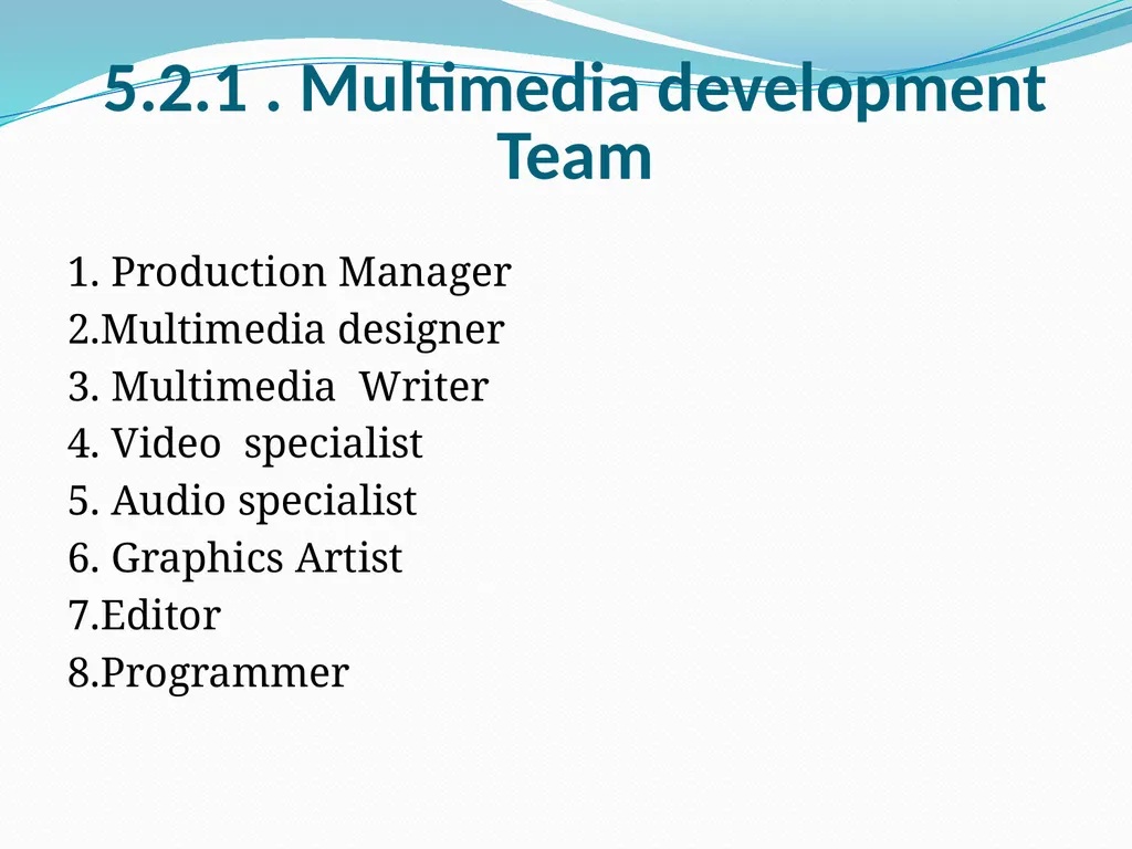 Unit- 5 5.1 Multimedia and Internet 5.1.1 . Client - slide 18 of 33