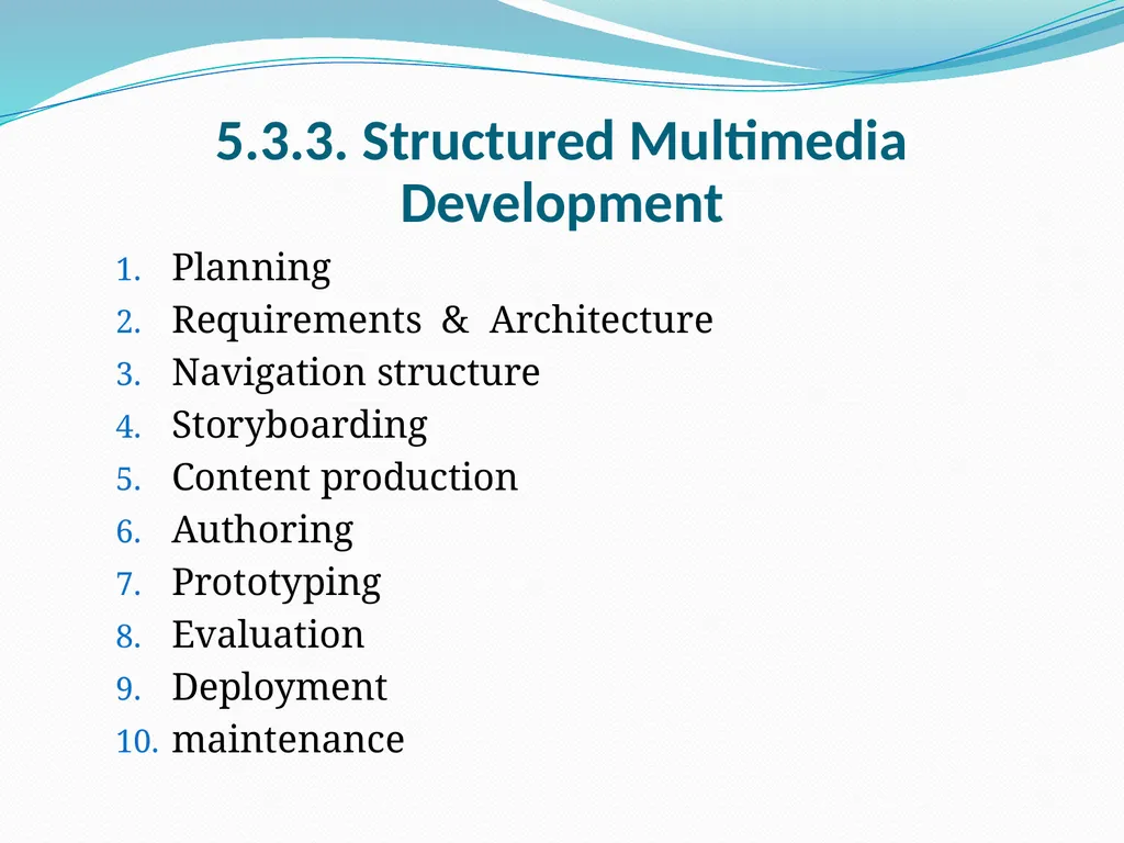 Unit- 5 5.1 Multimedia and Internet 5.1.1 . Client - slide 31 of 33