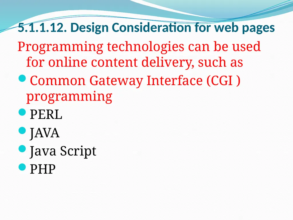 Unit- 5 5.1 Multimedia and Internet 5.1.1 . Client - slide 16 of 33
