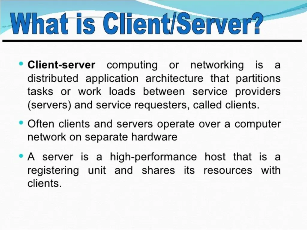 Unit- 5 5.1 Multimedia and Internet 5.1.1 . Client - slide 3 of 33