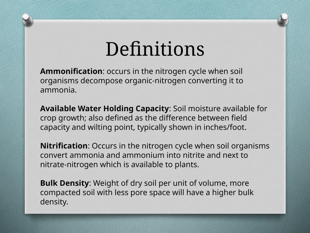 Soil Respiration Unit: Soil Science Objectives - slide 6 of 15