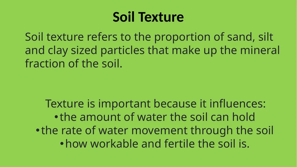 Basic Soils What is Soil? Comprised of solids - slide 9 of 12