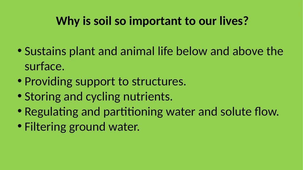 Basic Soils What is Soil? Comprised of solids - slide 3 of 12