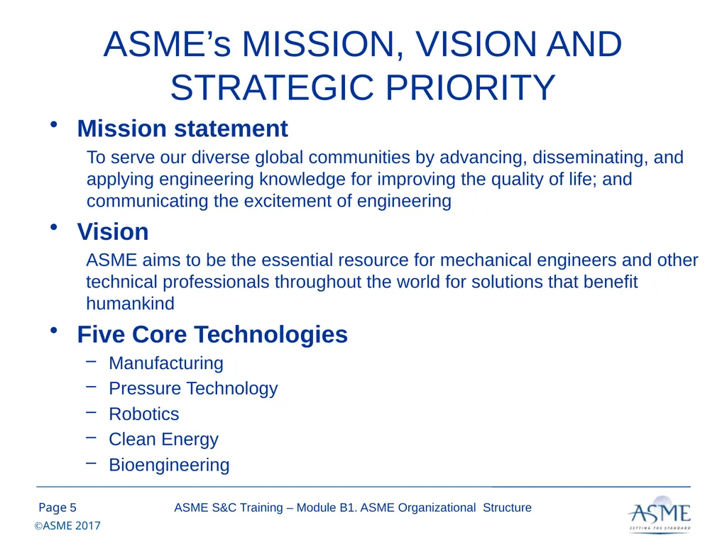 Standards and Certification Training Module B – - slide 5 of 31