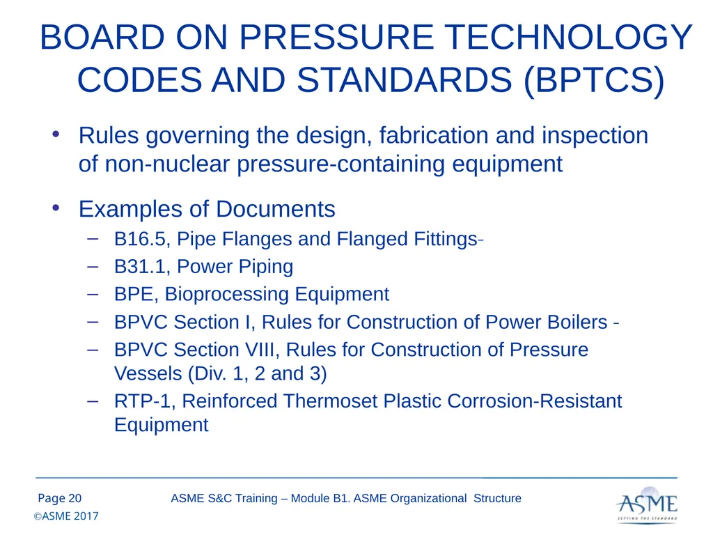 Standards and Certification Training Module B – - slide 20 of 31