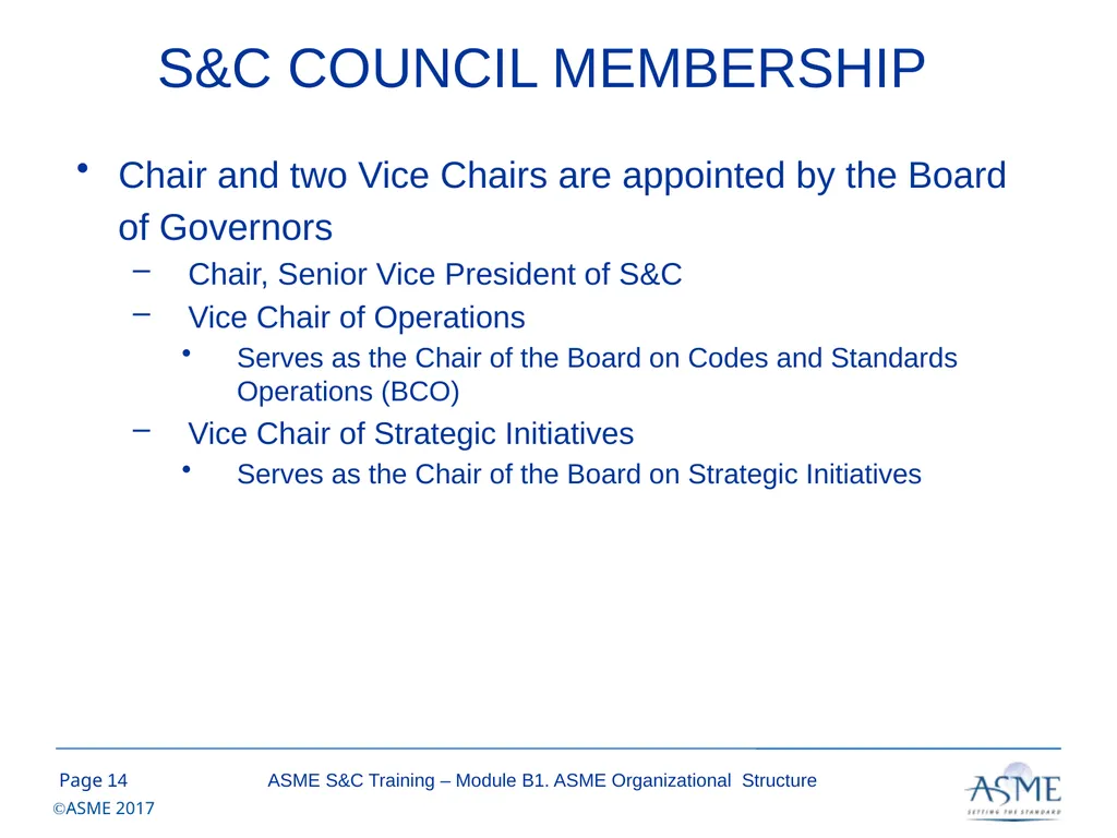 Standards and Certification Training Module B – - slide 14 of 31