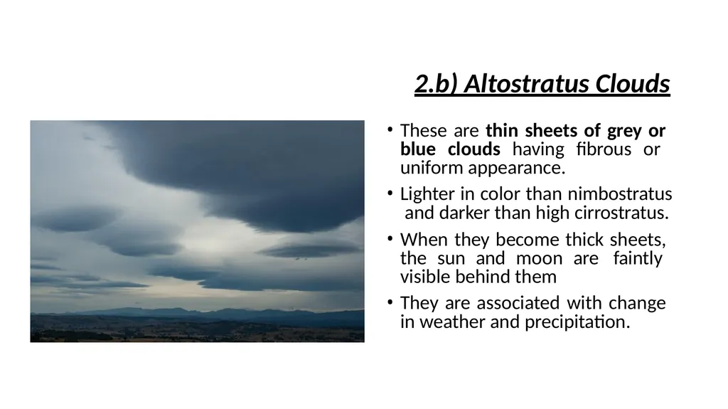 Clouds Concept & Types Modified Presentation by : - slide 15 of 23