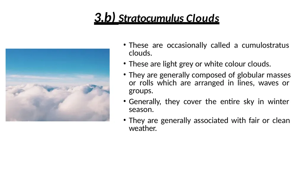 Clouds Concept & Types Modified Presentation by : - slide 18 of 23