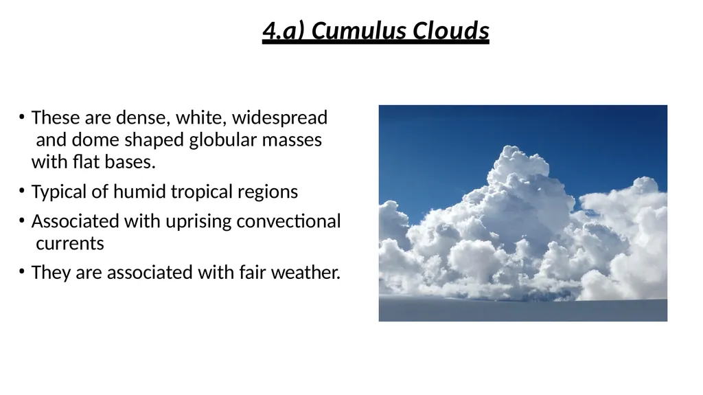 Clouds Concept & Types Modified Presentation by : - slide 21 of 23
