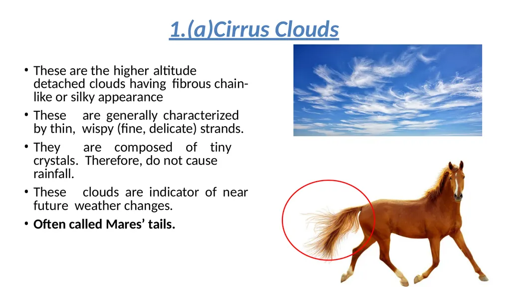 Clouds Concept & Types Modified Presentation by : - slide 10 of 23