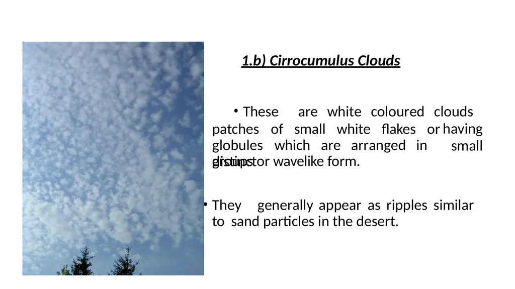 Clouds Concept & Types Modified Presentation by : - slide 11 of 23