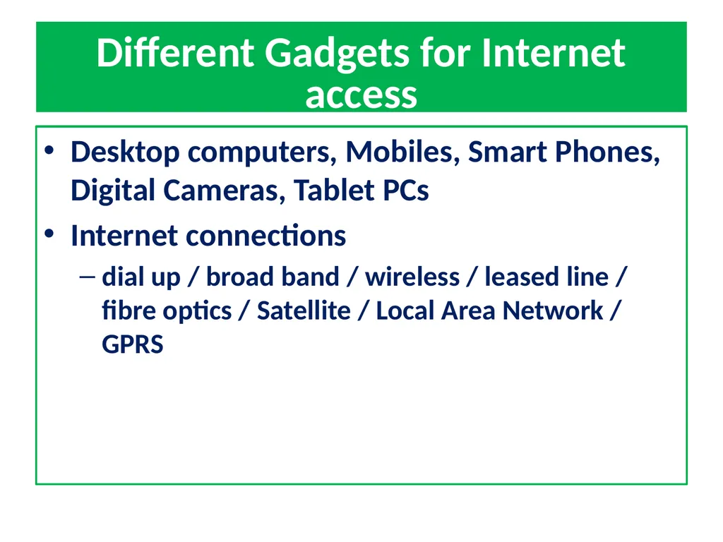 General Concepts in ICT Based Communications - slide 19 of 60