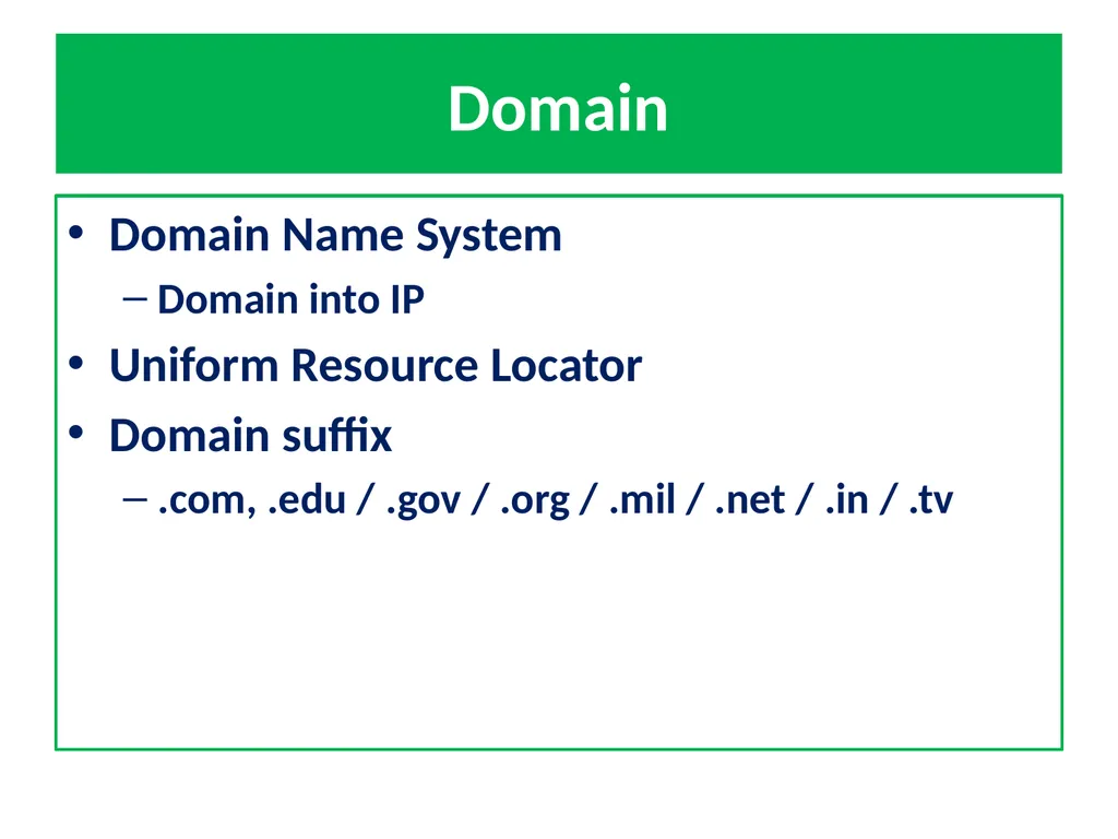 General Concepts in ICT Based Communications - slide 53 of 60
