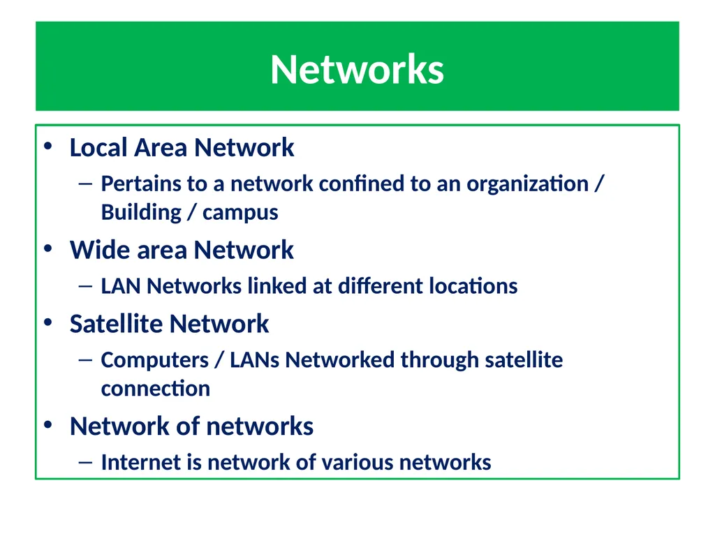 General Concepts in ICT Based Communications - slide 24 of 60