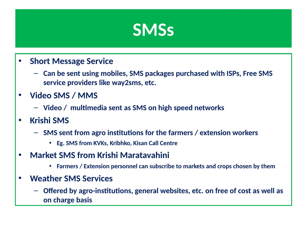 General Concepts in ICT Based Communications - slide 33 of 60