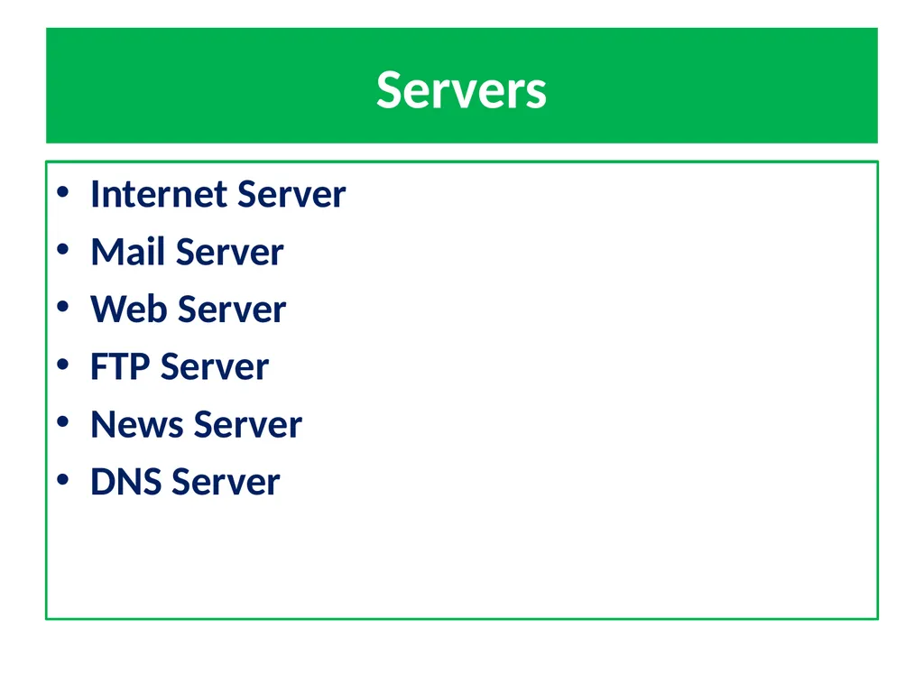 General Concepts in ICT Based Communications - slide 51 of 60