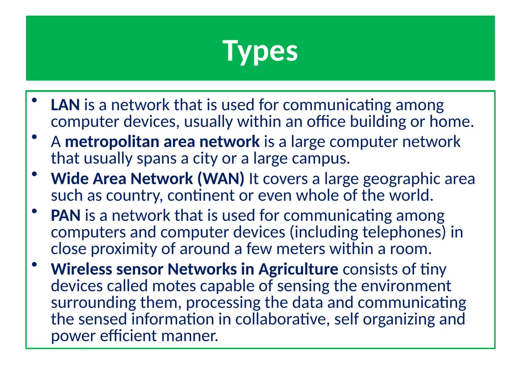 General Concepts in ICT Based Communications - slide 50 of 60