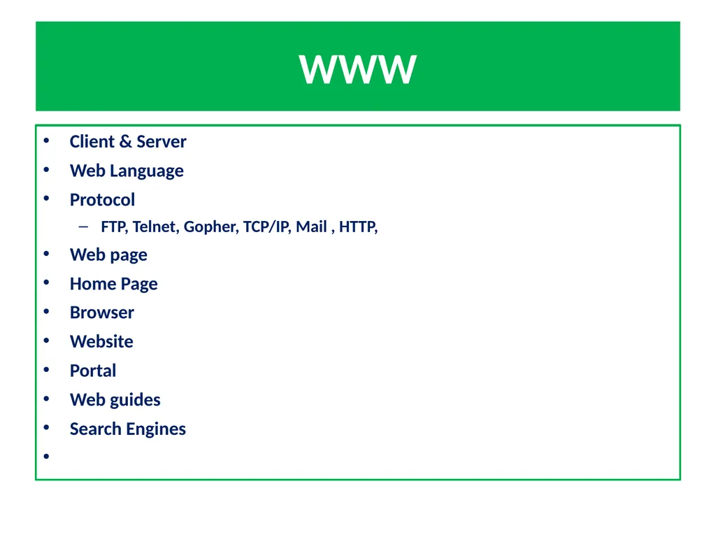 General Concepts in ICT Based Communications - slide 52 of 60