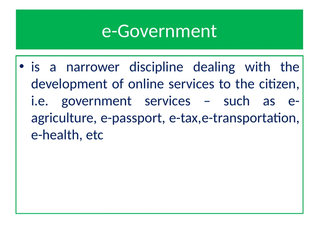 General Concepts in ICT Based Communications - slide 59 of 60