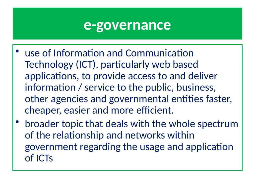 General Concepts in ICT Based Communications - slide 58 of 60