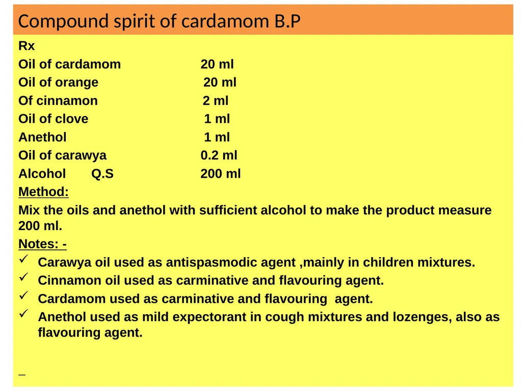 Spirits Spirits Are alcoholic or hydro alcoholic - slide 6 of 17