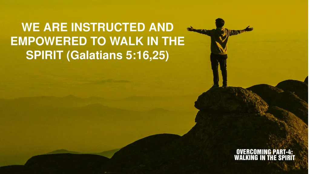 EVERY BELIEVER CAN LIVE AN OVERCOMING VICTORIOUS - slide 6 of 19