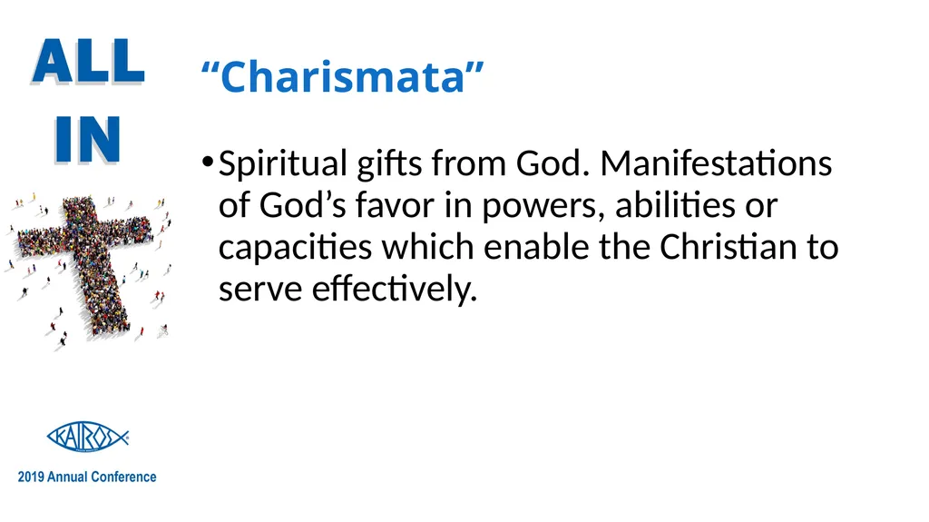 Kairos Ministry and Spiritual Gifts Presented by: - slide 2 of 27