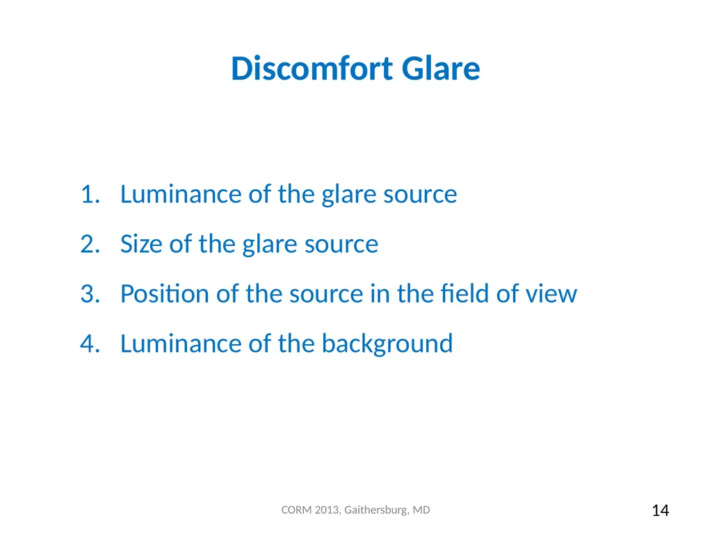 Measurement and Application of “BUG” (Backlight, - slide 14 of 21