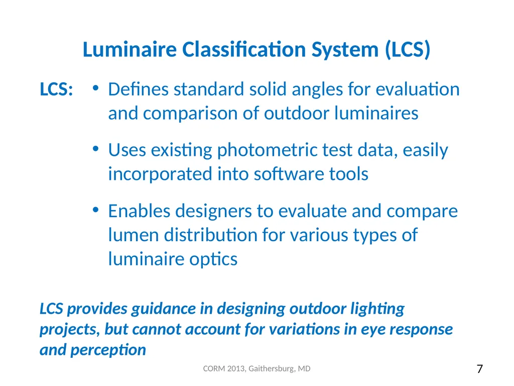 Measurement and Application of “BUG” (Backlight, - slide 7 of 21