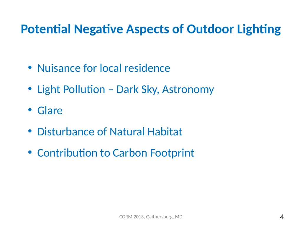 Measurement and Application of “BUG” (Backlight, - slide 4 of 21