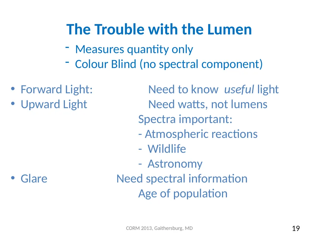 Measurement and Application of “BUG” (Backlight, - slide 19 of 21