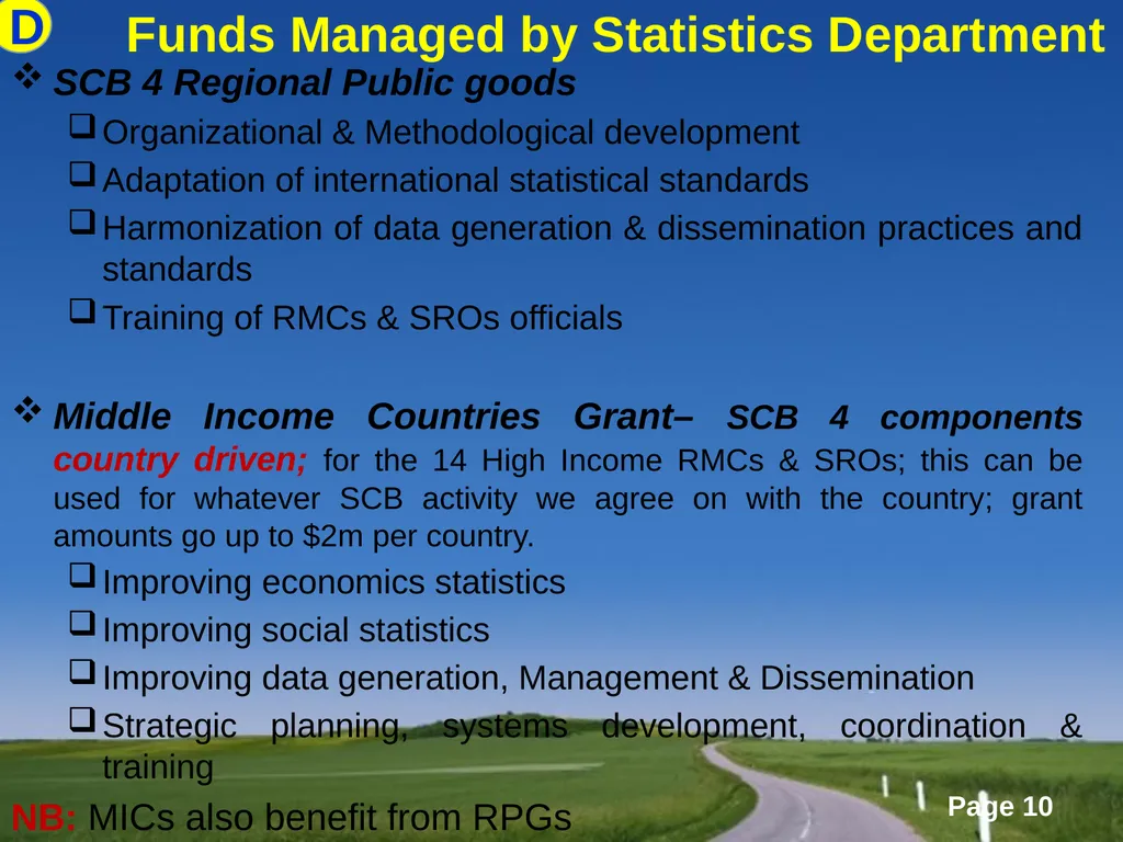 The African Development Bank’s Statistical - slide 10 of 14