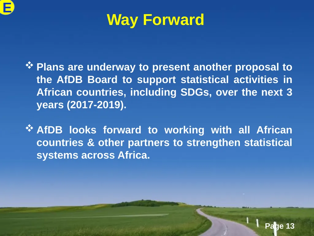 The African Development Bank’s Statistical - slide 13 of 14