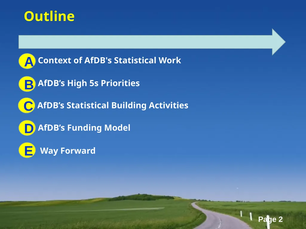 The African Development Bank’s Statistical - slide 2 of 14