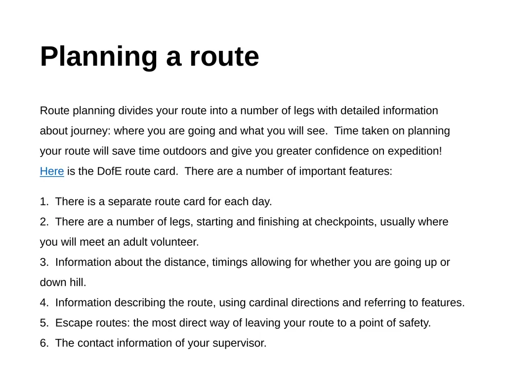 Advanced Navigation and Route Planning Duke of - slide 13 of 15