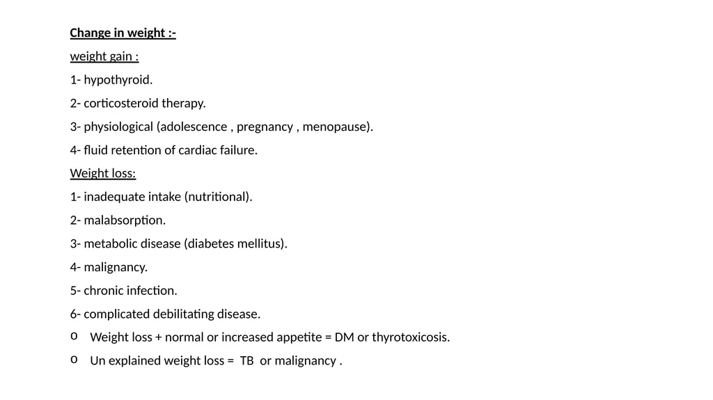 Clinical examination Introduction Examine as many - slide 9 of 14