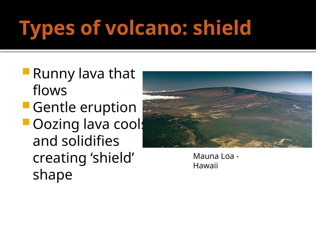 Volcanoes What do we know already? What is a - slide 7 of 11