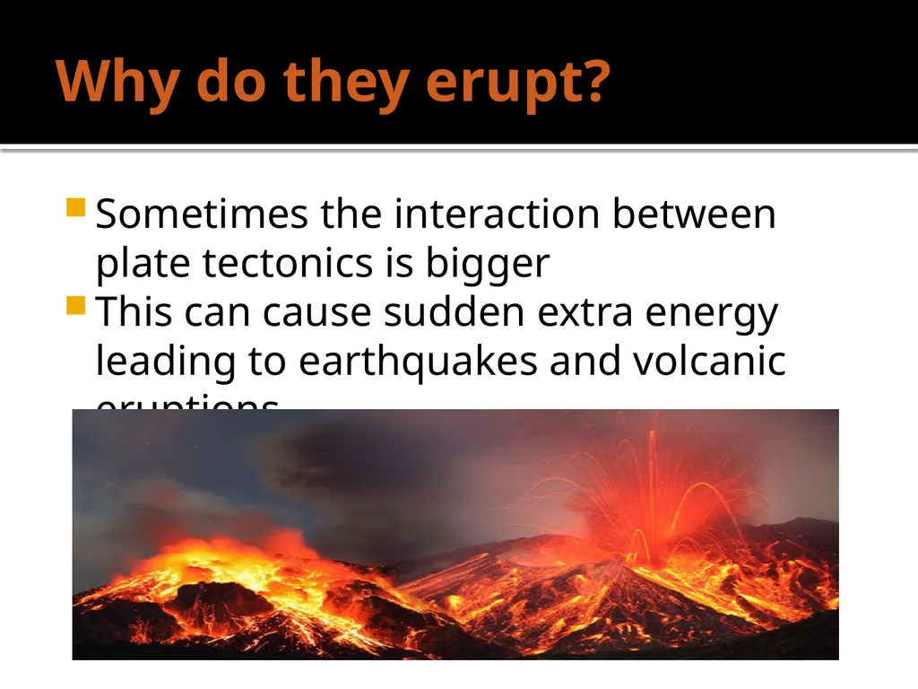Volcanoes What do we know already? What is a - slide 5 of 11
