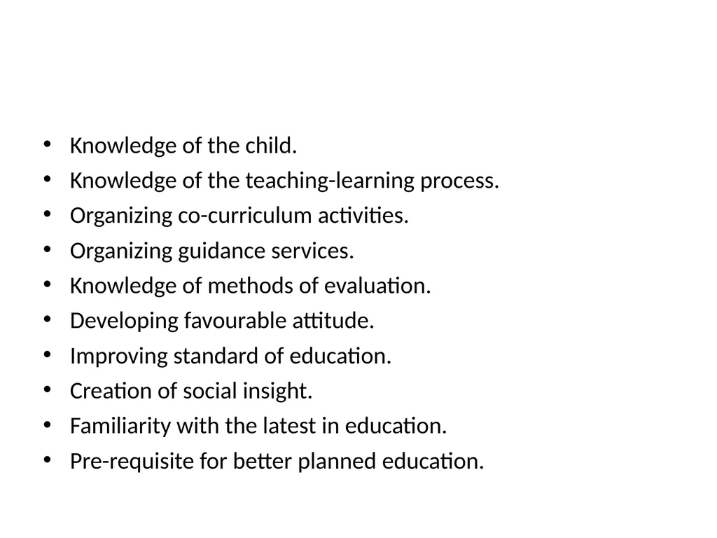 Meaning, importance and aims of teacher education - slide 9 of 11
