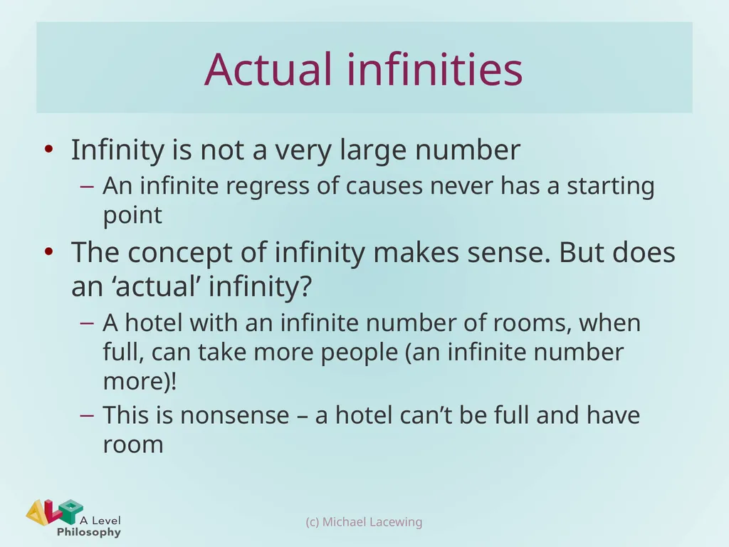 Descartes’ cosmological argument Michael Lacewing - slide 14 of 17