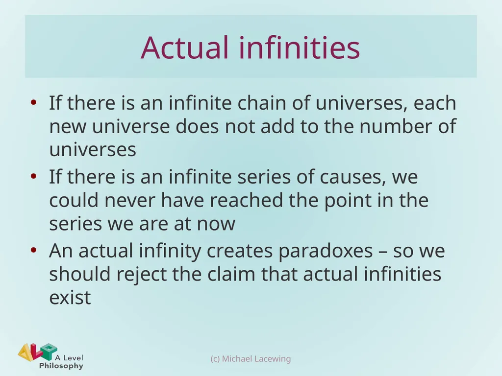 Descartes’ cosmological argument Michael Lacewing - slide 15 of 17