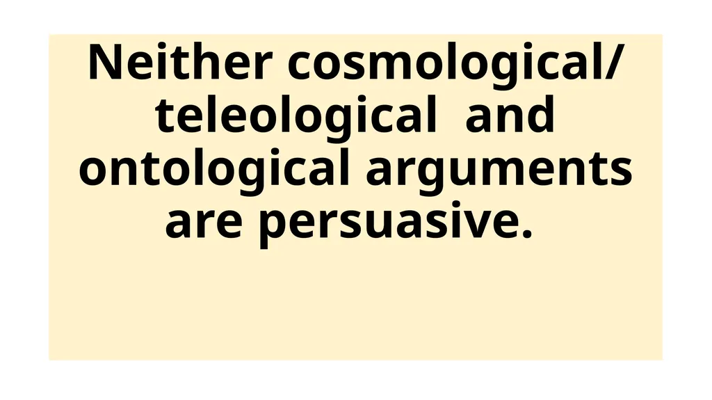 B: Deductive arguments- developments of the - slide 14 of 17