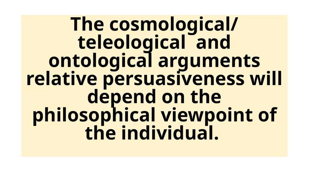 B: Deductive arguments- developments of the - slide 16 of 17