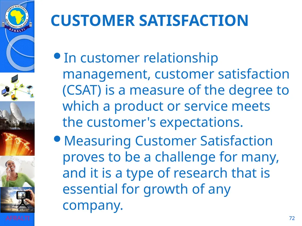 1 POSTAL AND COURIER STANDARDS AND OPERATIONS - slide 72 of 81
