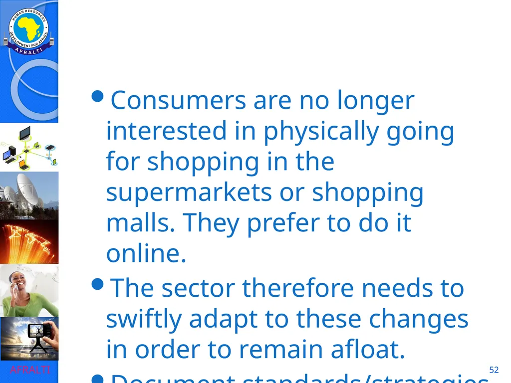 1 POSTAL AND COURIER STANDARDS AND OPERATIONS - slide 52 of 81
