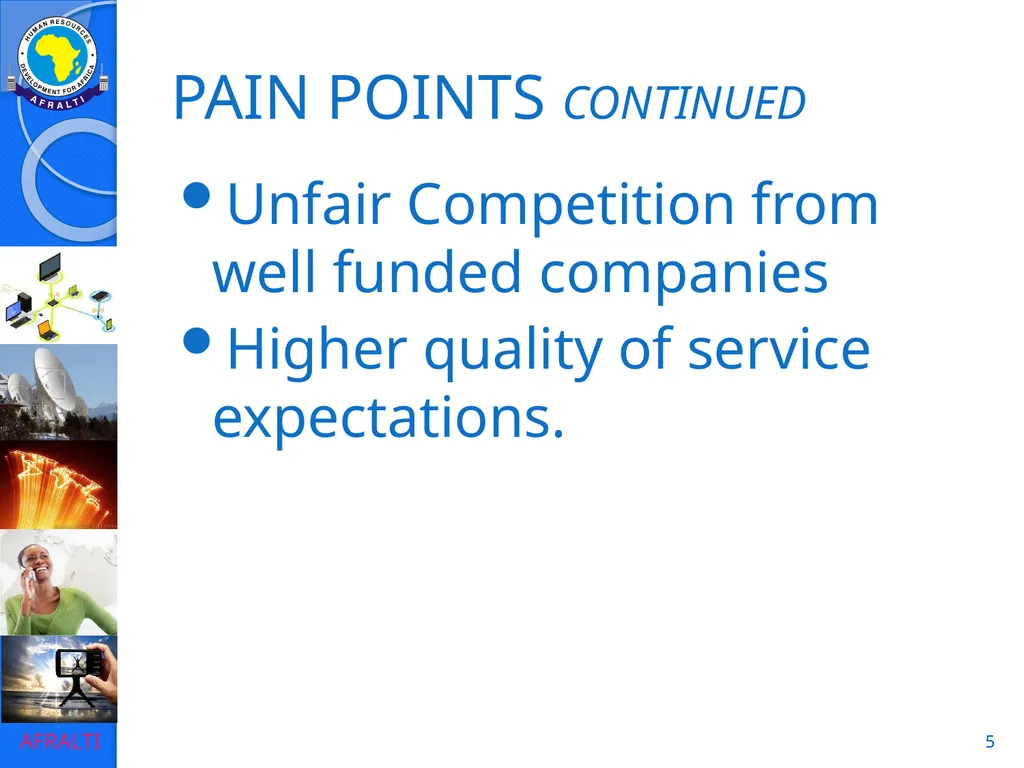 1 POSTAL AND COURIER STANDARDS AND OPERATIONS - slide 5 of 81