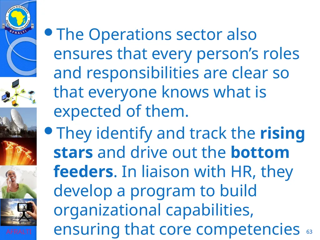1 POSTAL AND COURIER STANDARDS AND OPERATIONS - slide 63 of 81