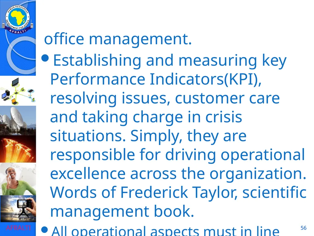 1 POSTAL AND COURIER STANDARDS AND OPERATIONS - slide 56 of 81