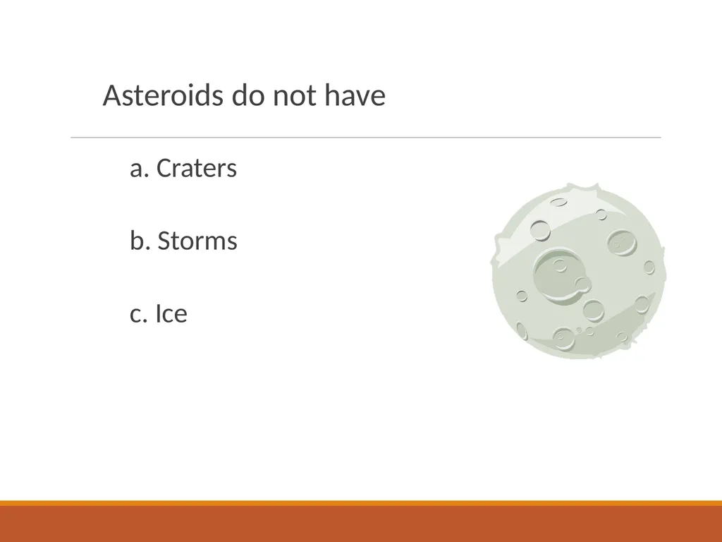 Space Rocks Questions and Answers Do large or - slide 26 of 45
