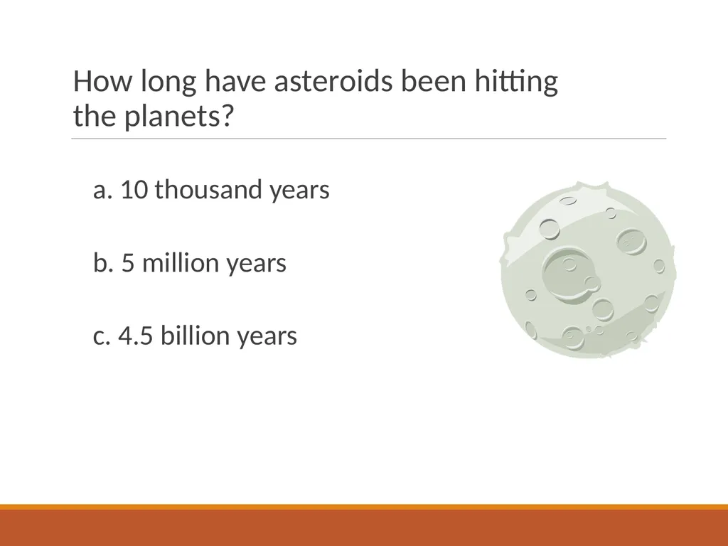 Space Rocks Questions and Answers Do large or - slide 6 of 45
